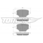TOMEX Brakes Bremsbelagsatz, Scheibenbremse